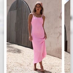 To Be Mine Pink Maxi Dress